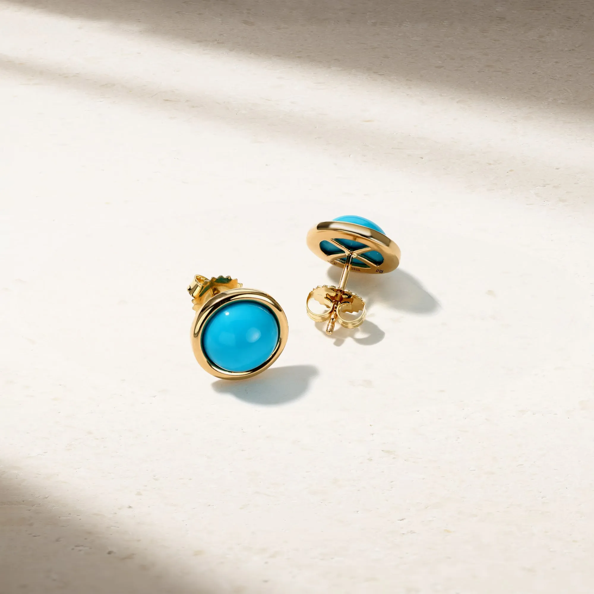 Bubble Turquoise Stud Earring