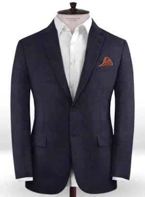 Caccioppoli Dapper Dandy Pabio Dark Blue Wool Jacket