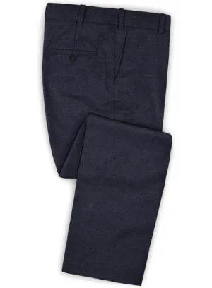 Caccioppoli Dapper Dandy Pabio Dark Blue Wool Pants