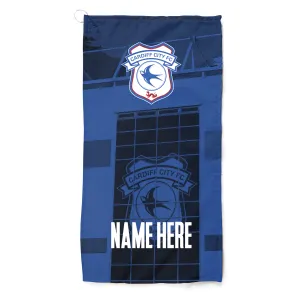 Cardiff City Custom Golf Towel