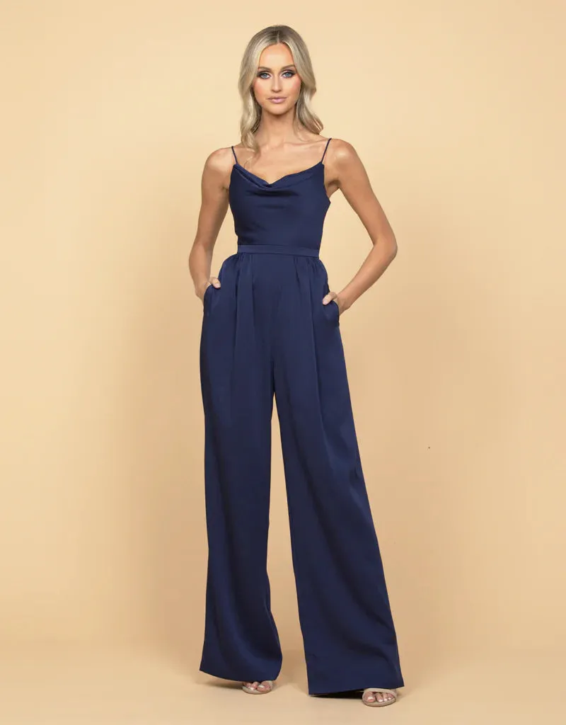 Carlee Cowl Neck Jumpsuit