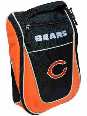 Chicago Bears Team Golf Navy Orange Zippered Carry-On Golf Shoes Travel Bag