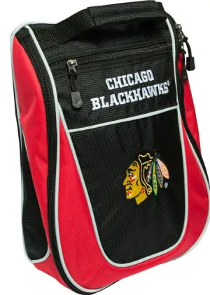 Chicago Blackhawks Team Golf Black Red Zippered Carry-On Golf Shoes Travel Bag