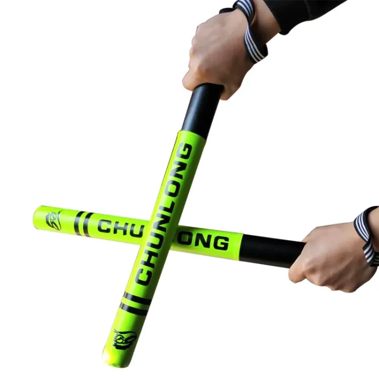 CHUNLONG Boxing Sanda Foam Stick Target Stick, Style: Fluorescent Yellow Short