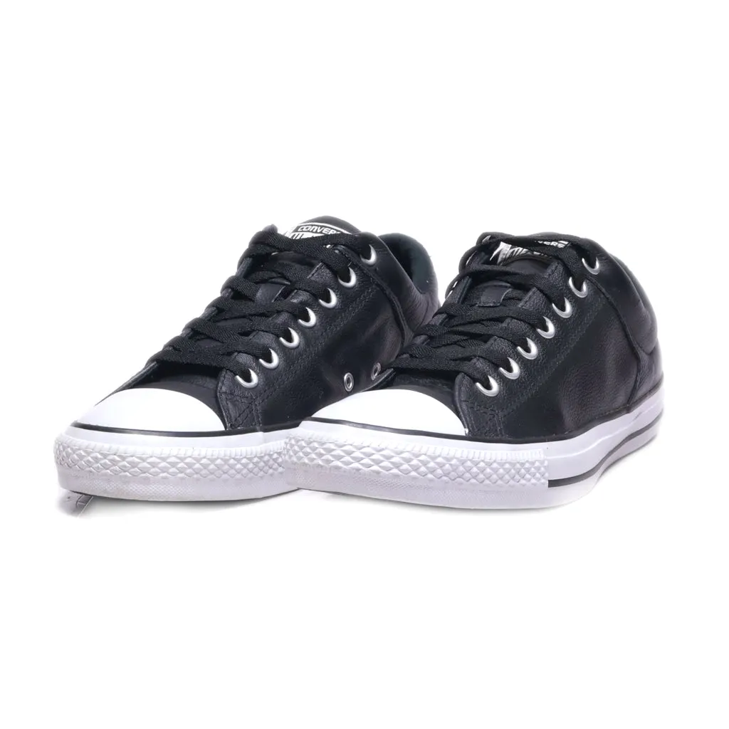 Converse Low-Top Sneakers Leather Black Colour For Men