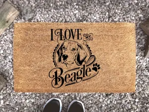 Coolspod- Outdoor Mat- Beagle Doormat, Dog Lover Gift, Dog Decor, Pet, Beagle Mom