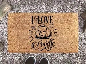 Coolspod- Outdoor Mat- Poodle Doormat, Dog Lover Gift, Dog Decor, Pet, Poodle Gifts