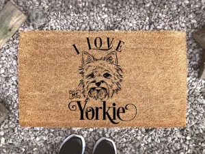 Coolspod- Outdoor Mat- Yorkie Doormat, Dog Lover Gift, Dog Decor, Pet, Yorkie Gifts