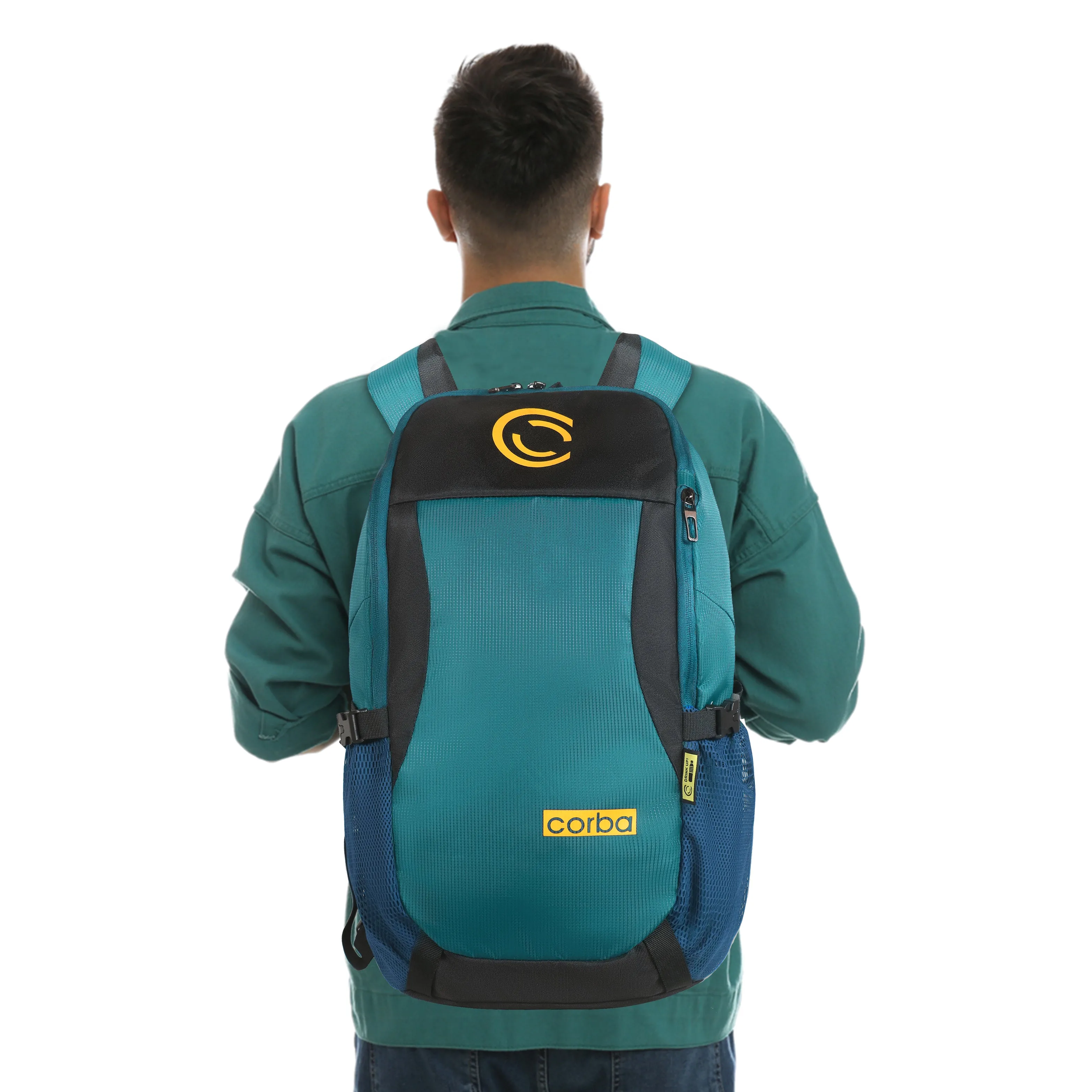 Corba Large 37 L Backpack Adventure Unisex Bag Blue