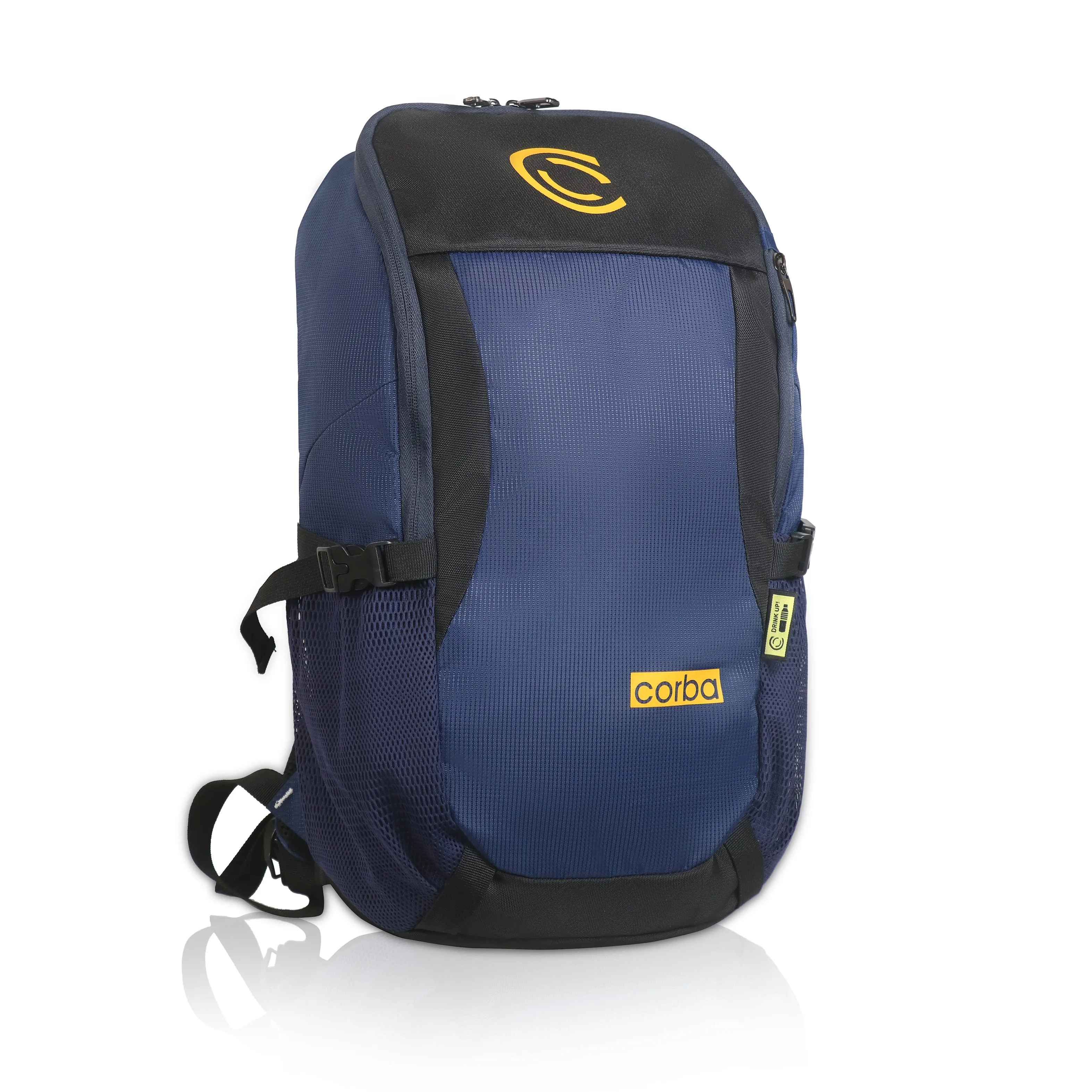 Corba Large 37 L Backpack Adventure Unisex Bag Navy Blue