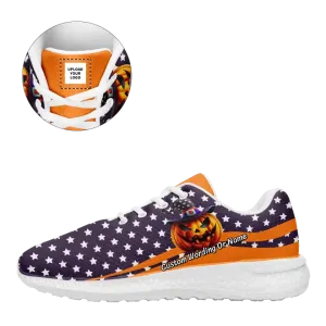 Corporate christmas gifts, custom corporate gifts Personalized Halloween Sneakers, Custom Pumpkin Shoes, Comfortable Party Gift,BLD2-23020145