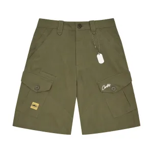 Corteiz Storm Cargo Shorts Khaki