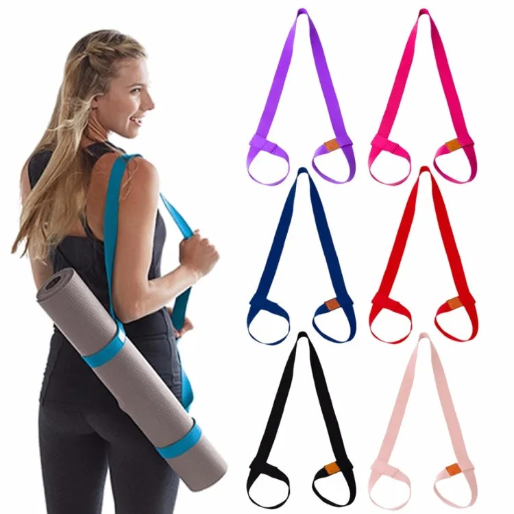 Cotton Rope Yoga Mat Strap Multifunctional Strapping Strap, Color:Sky Blue