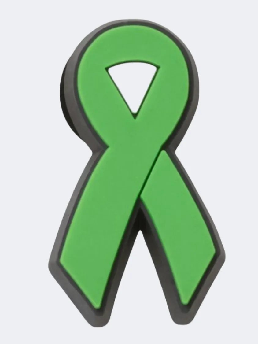 Crocs Mental Health Ribbon Unisex Lifestyle Pins Green