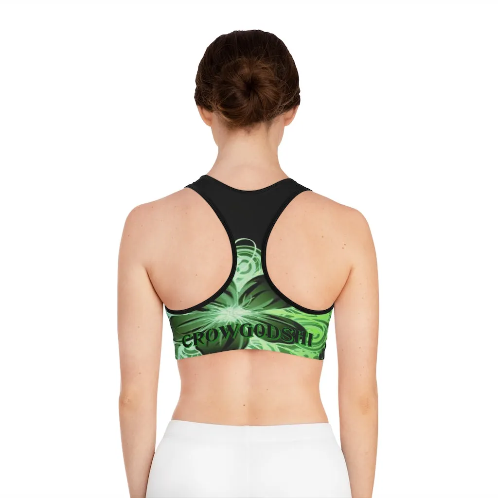 Crowgodshi Designer Mother Earth Sports Bra