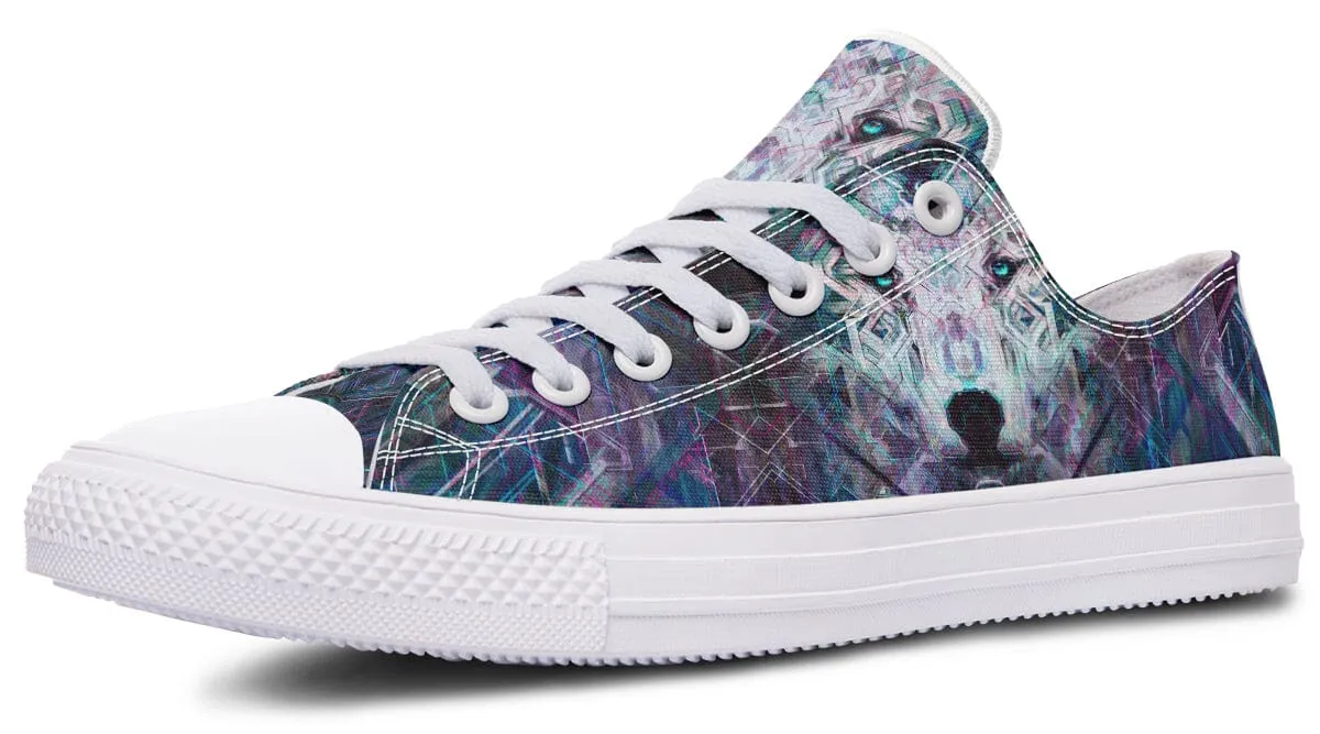 Crystal Wolf Low Top Shoes