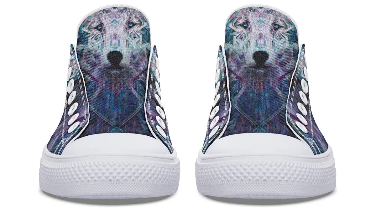 Crystal Wolf Low Top Shoes