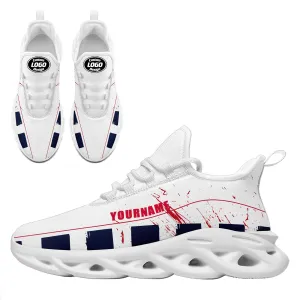 Custom Blue White Red New England Maxsoul Shoes Personalized Sneaker FN003-D020260-26 Custom Online