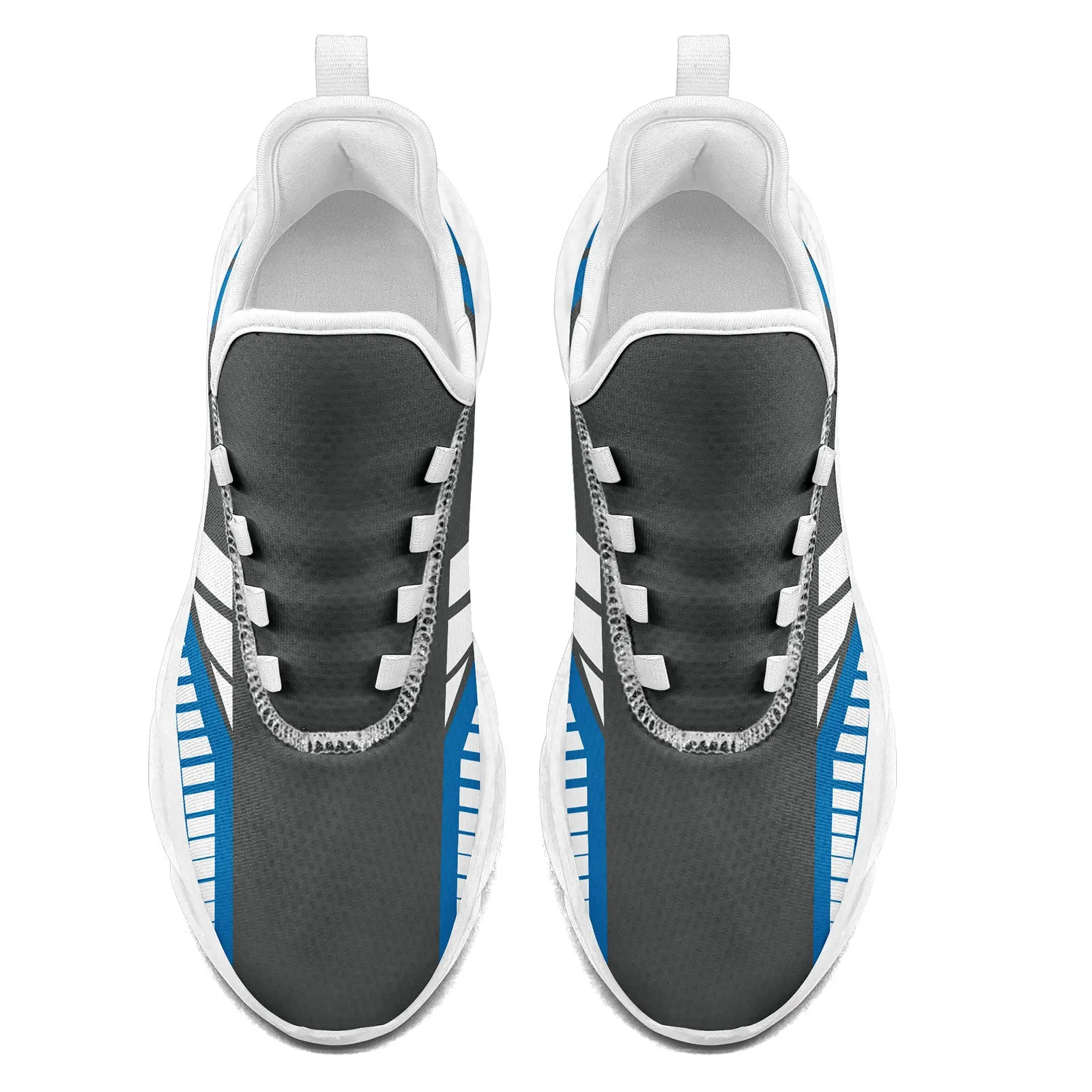 Custom Gray Blue Detroit Maxsoul Shoes Personalized Sneaker FN003-D020325-11