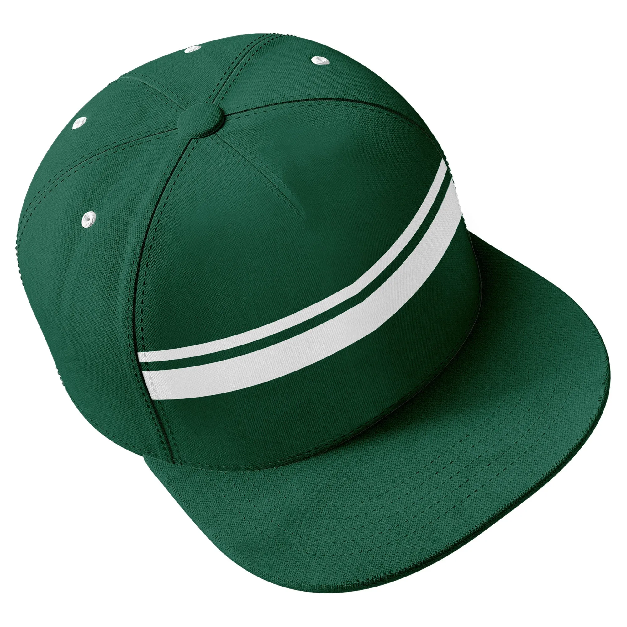 Custom Green New York Hat Sport Design Cap Stitched Adjustable Personalized PR067B-D020262-28