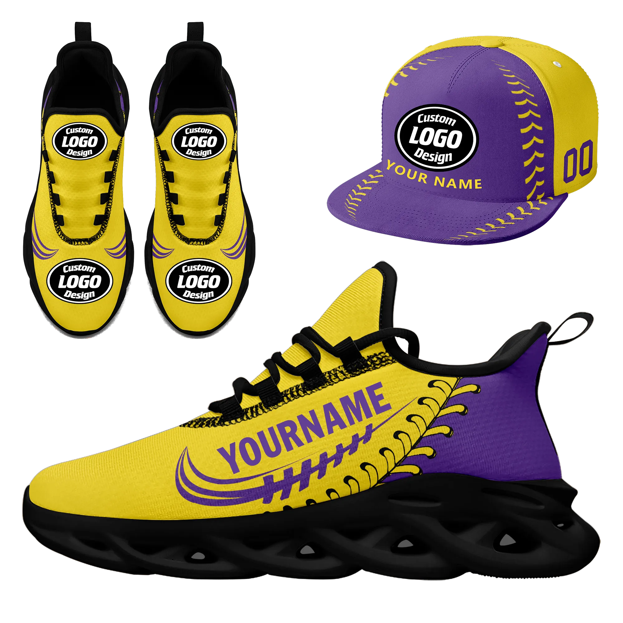 Custom MaxSoul Shoes and Hat Combo Personalized JH-bd0b00ea-a9