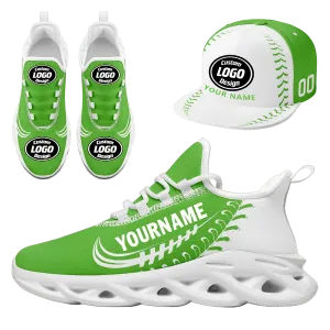 Custom MaxSoul Shoes and Hat Combo Personalized JH-bd0b00ea-be