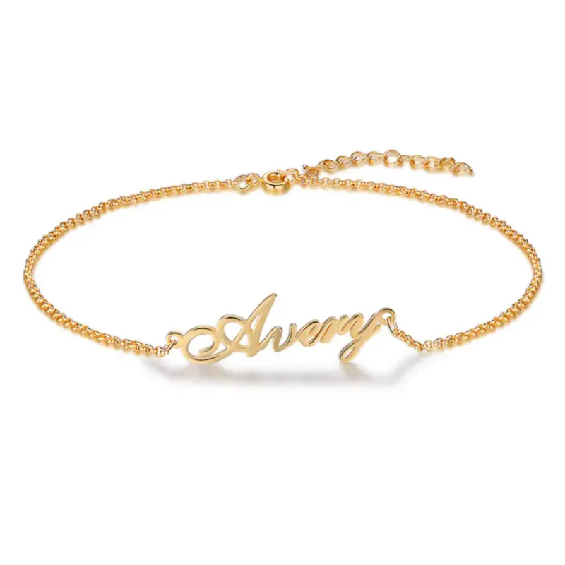 Custom Name Chain Anklet