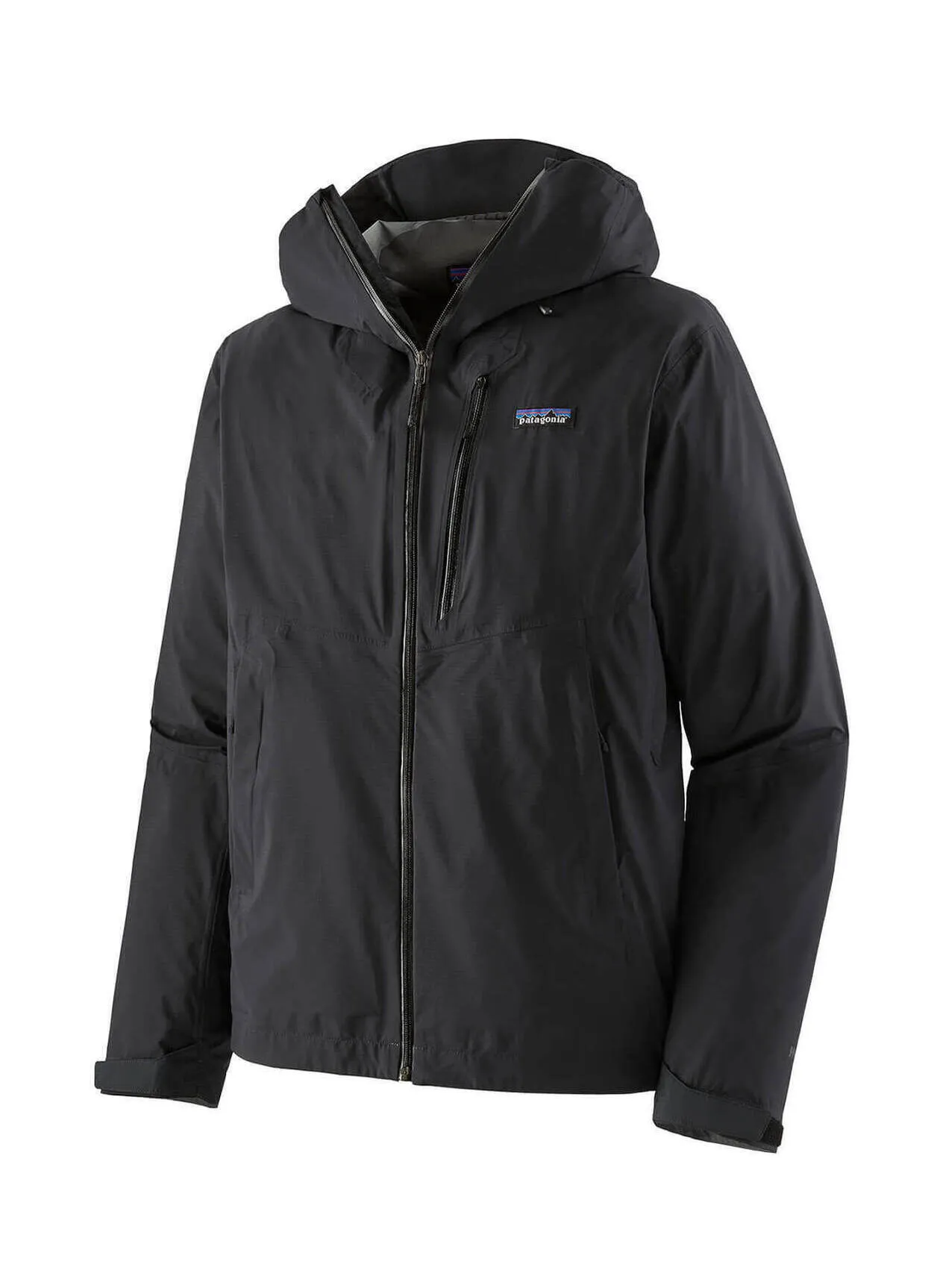 Custom Nurse Jacket | Personalized Patagonia Black Men&#x27;s Granite Crest Rain Jacket 