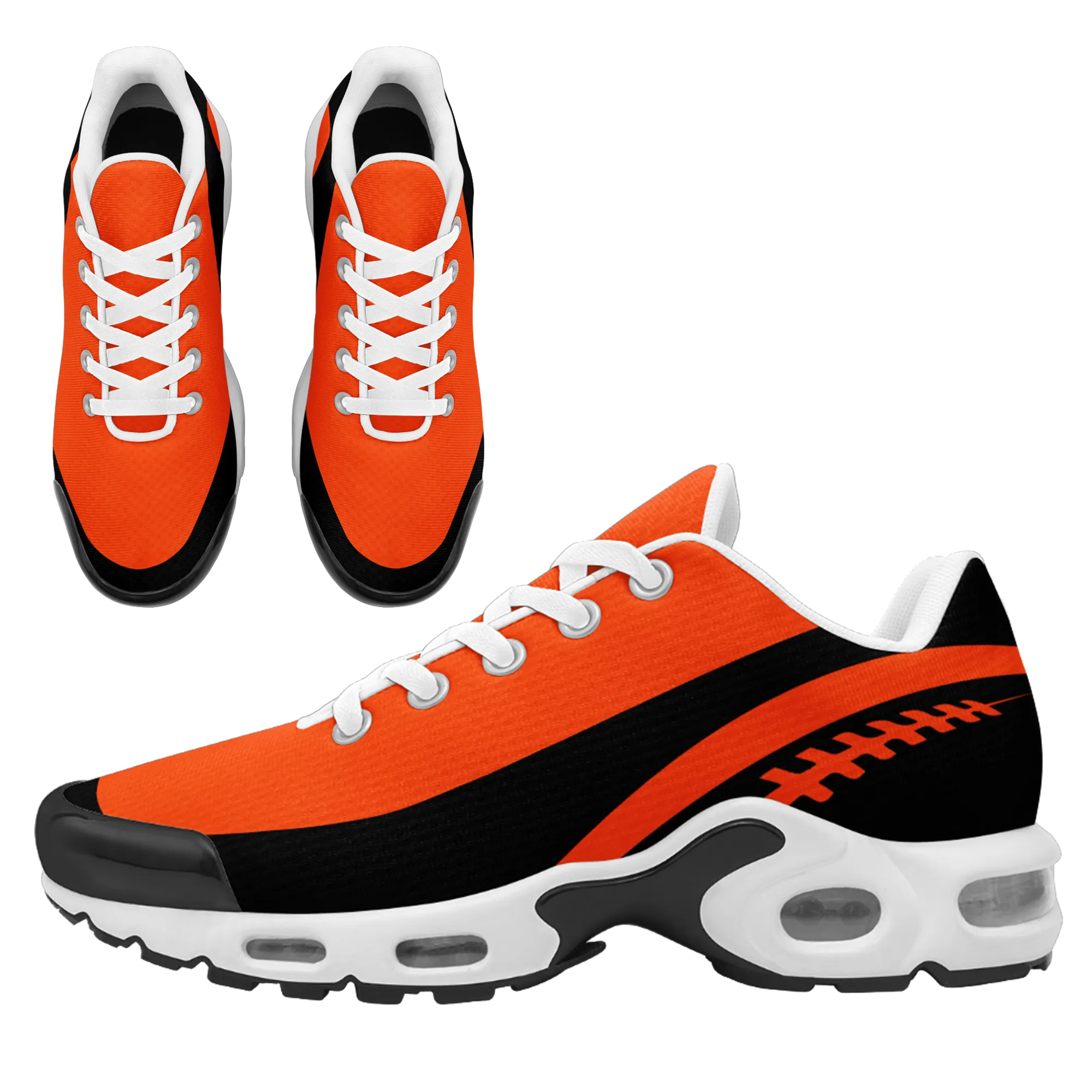 Custom Orange Black TN Shoes Personalized Sneakers TN-D020077-7