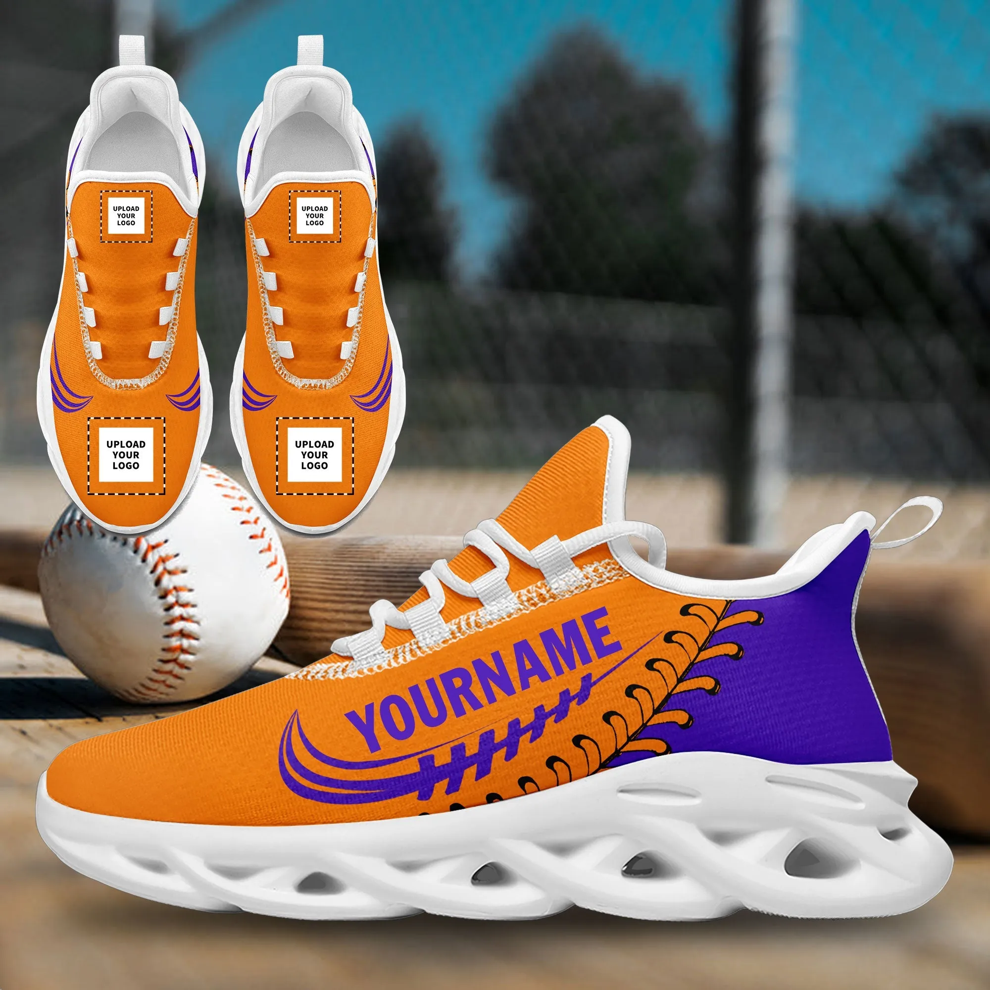 Custom Orange Jersey MaxSoul Shoes and Hat Combo Offer Personalized ZH-bd0b00e0-cb