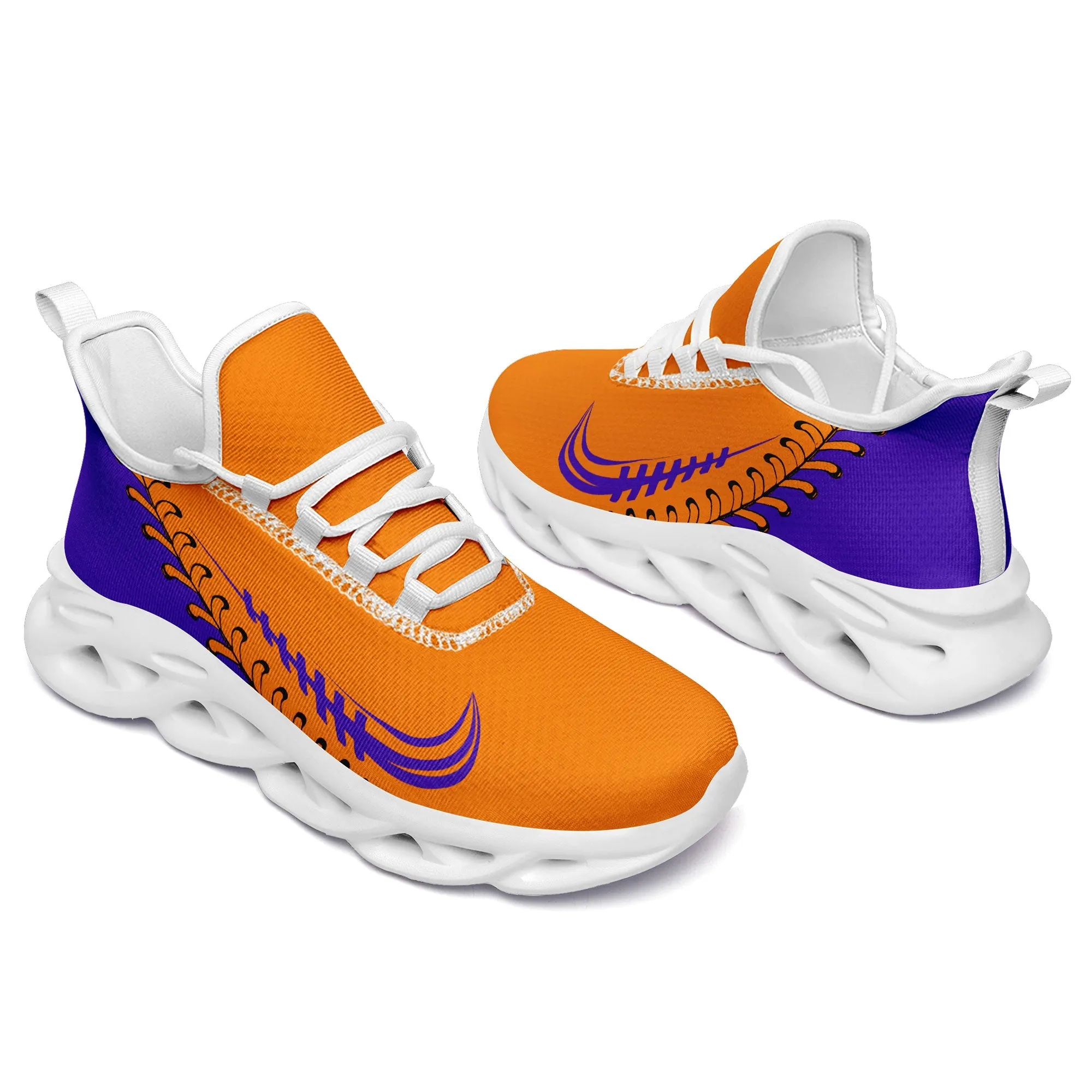 Custom Orange Jersey MaxSoul Shoes and Hat Combo Offer Personalized ZH-bd0b00e0-cb