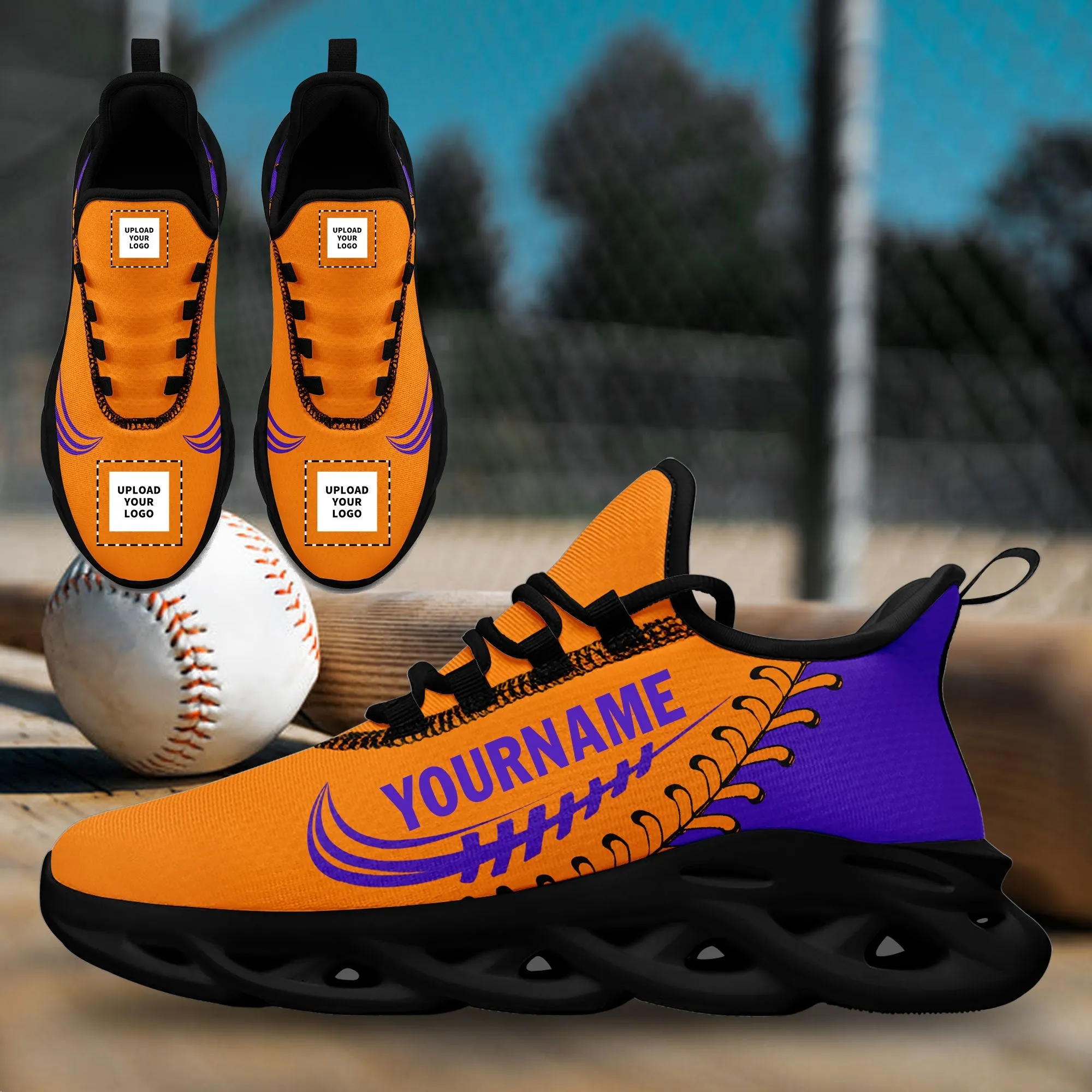 Custom Orange Jersey MaxSoul Shoes and Hat Combo Offer Personalized ZH-bd0b00e0-cb