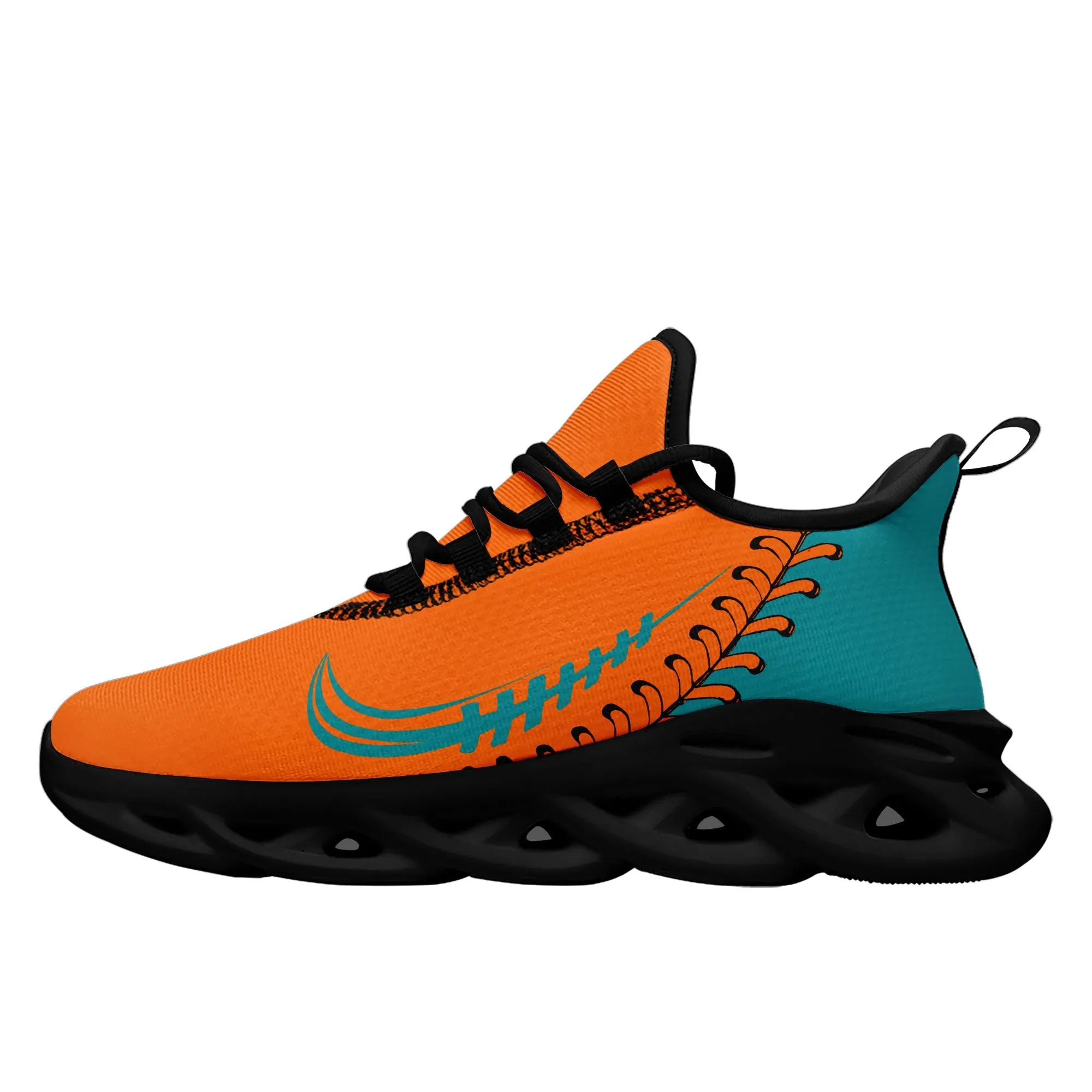 Custom Orange Jersey MaxSoul Shoes and Hat Combo Offer Personalized ZH-bd0b00e0-e