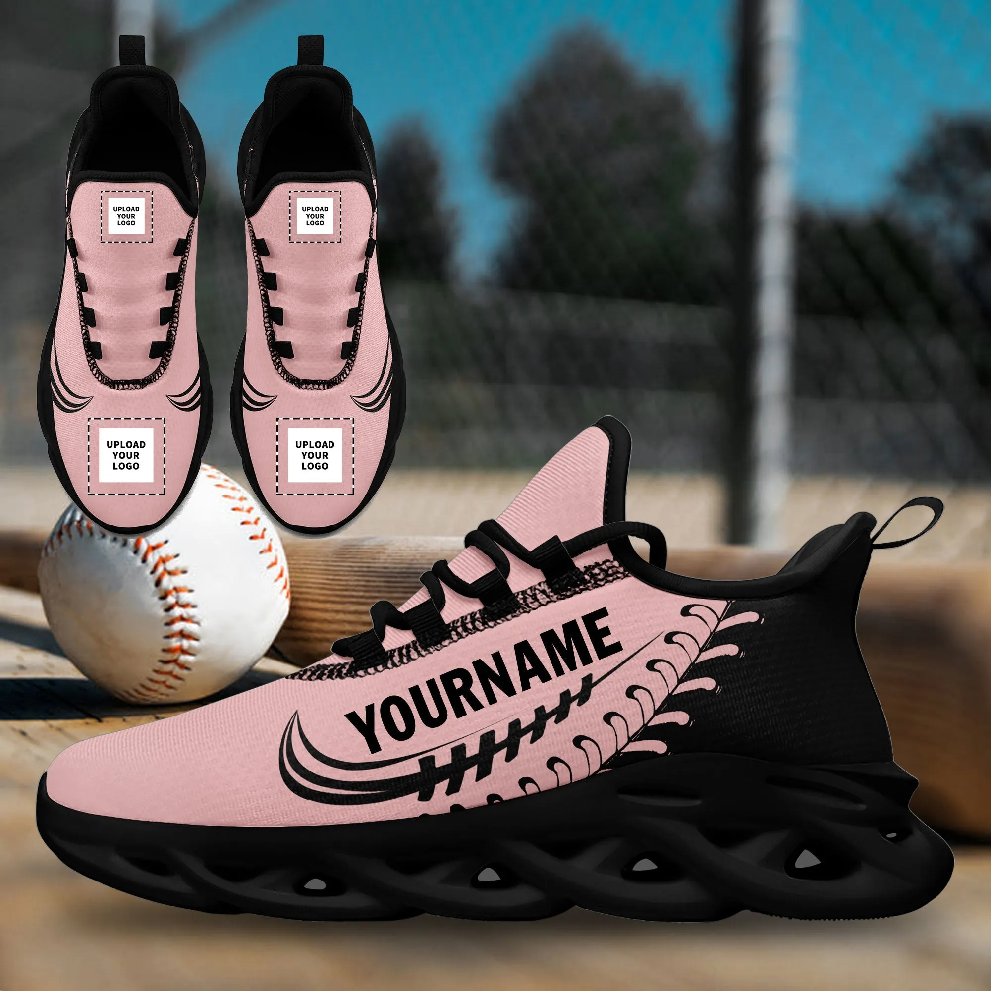 Custom Pink Jersey MaxSoul Shoes and Hat Combo Offer Personalized ZH-bd0b00e0-b8