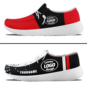 Custom Red Blue White Houston Sneaker Shoes Combo Offer Personalized Combo ZH-D020289-12