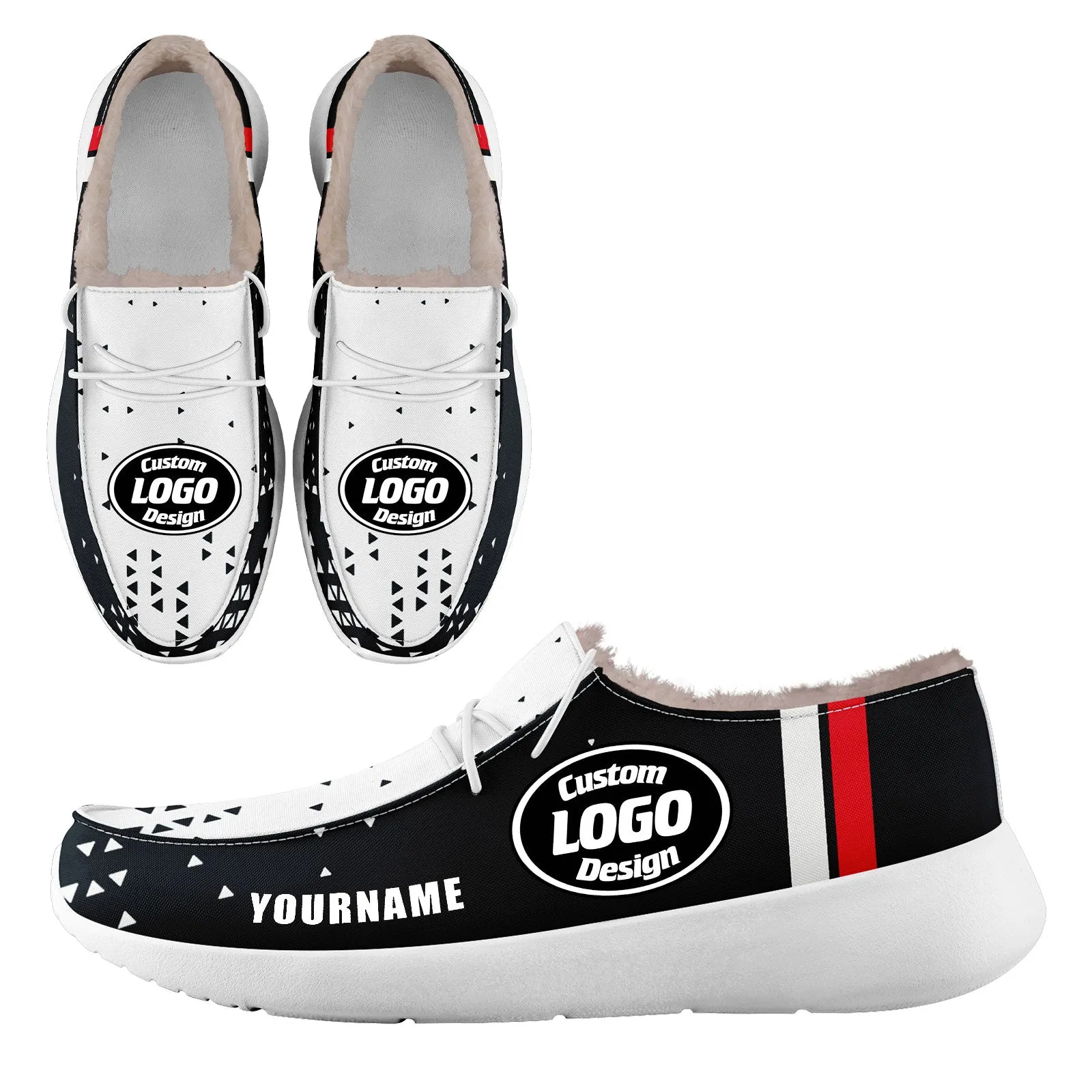 Custom Red Blue White Houston Sneaker Shoes Combo Offer Personalized Combo ZH-D020289-12