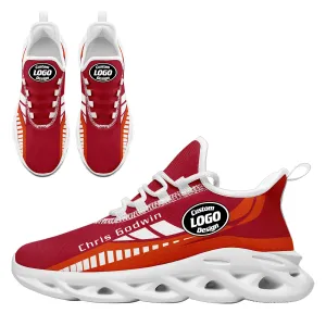 Custom Red Orange Tampa Bay Maxsoul Shoes Personalized Sneaker FN003-D020325-29