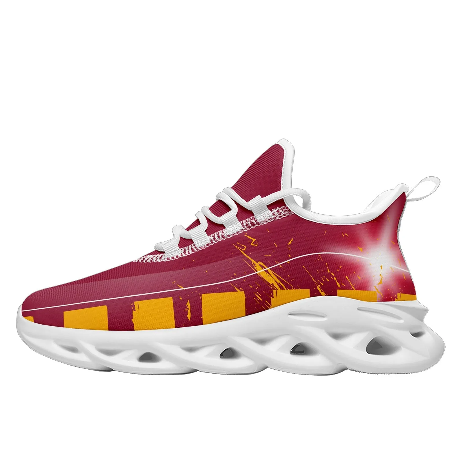 Custom Red Yellow Arizona Maxsoul Shoes Personalized Sneaker FN003-D020260-1 Custom Online