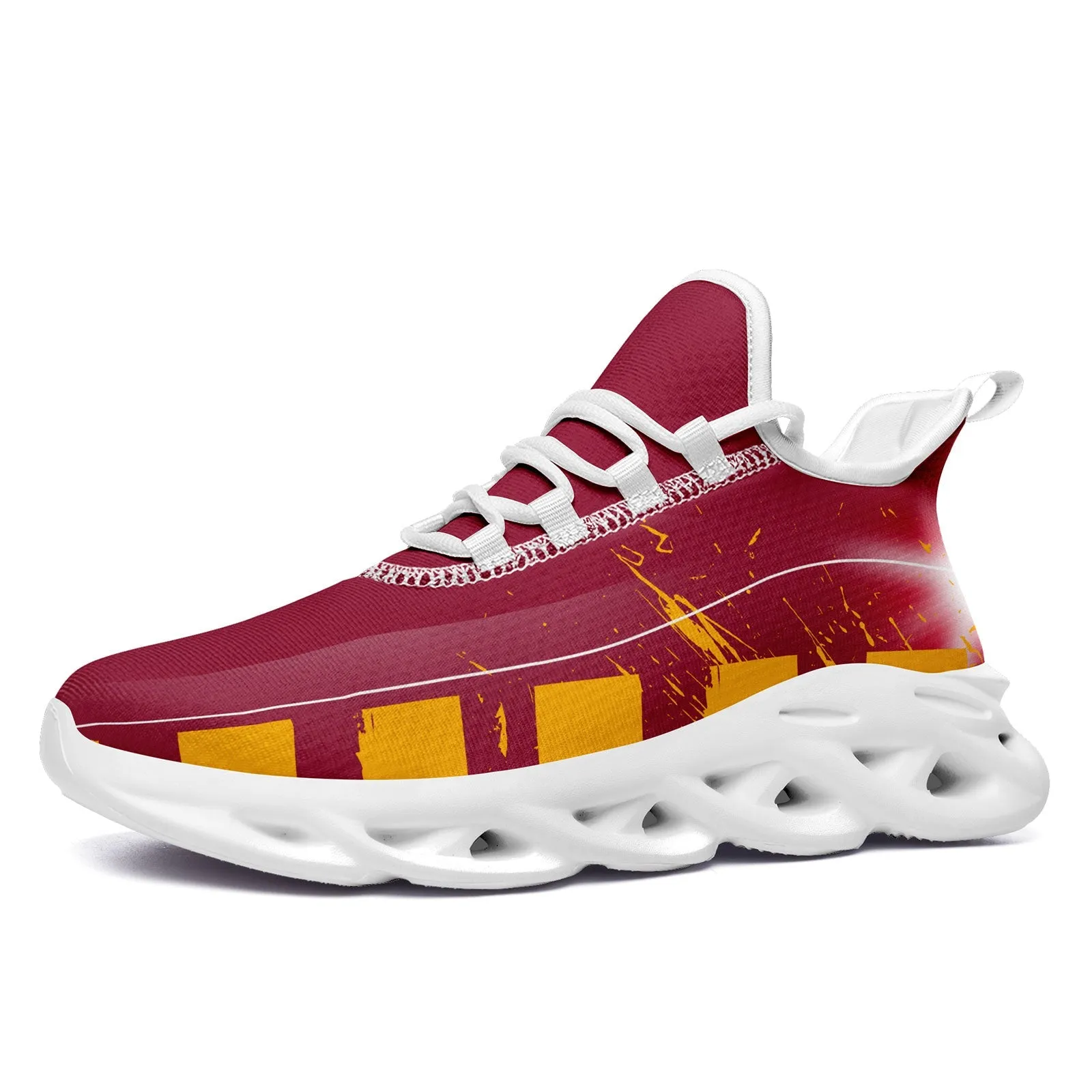 Custom Red Yellow Arizona Maxsoul Shoes Personalized Sneaker FN003-D020260-1 Custom Online