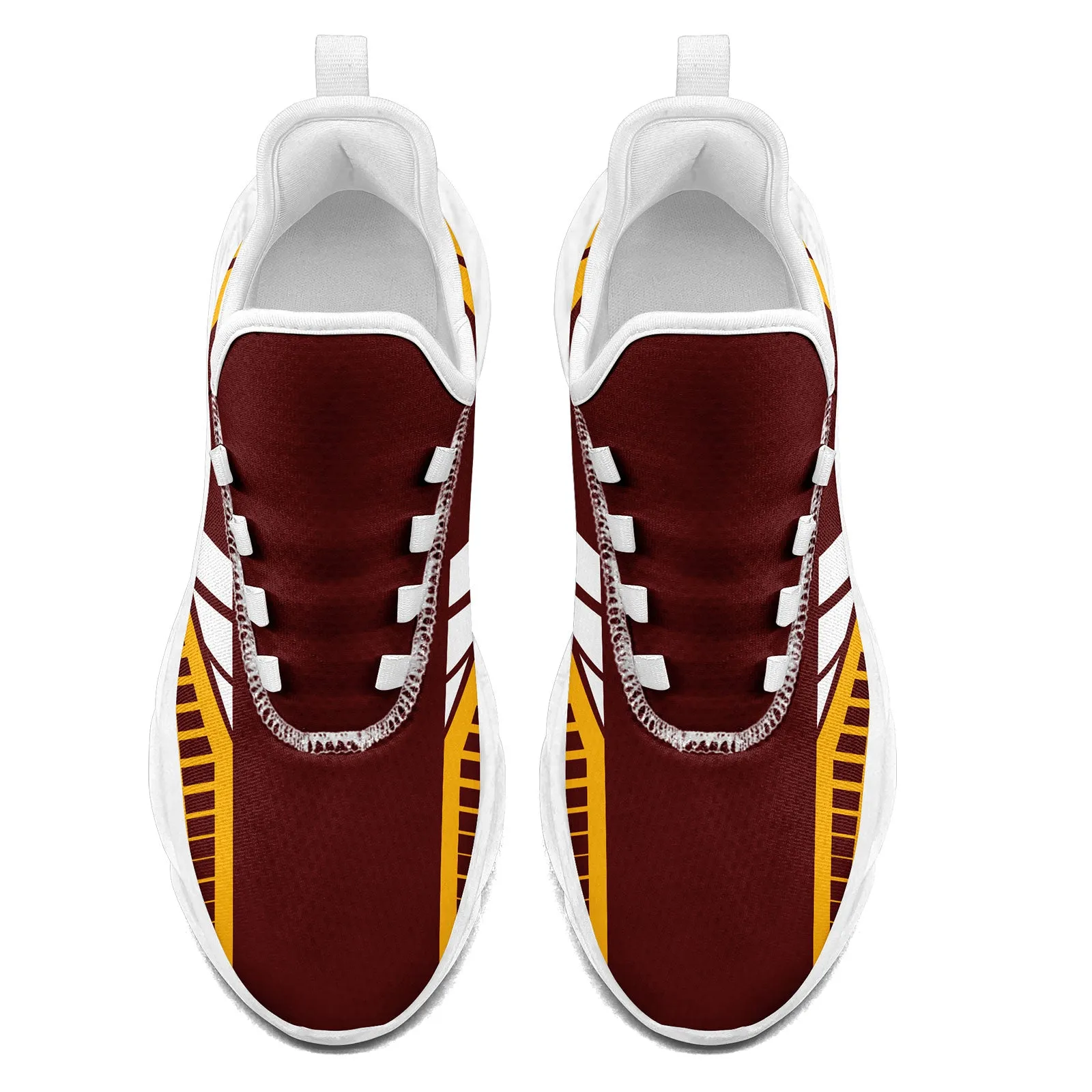 Custom Red Yellow Washington Maxsoul Shoes Personalized Sneaker FN003-D020325-31