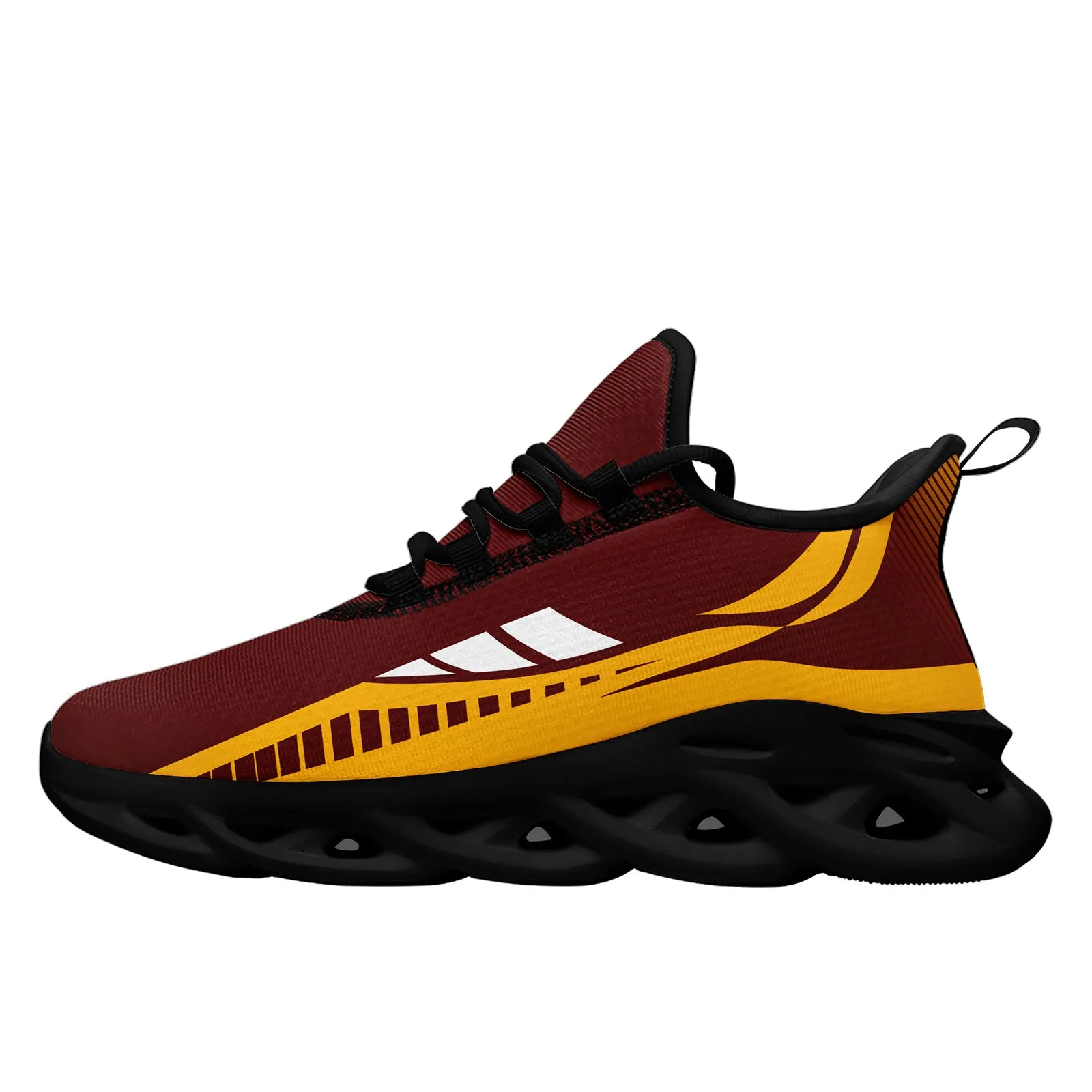 Custom Red Yellow Washington Maxsoul Shoes Personalized Sneaker FN003-D020325-31