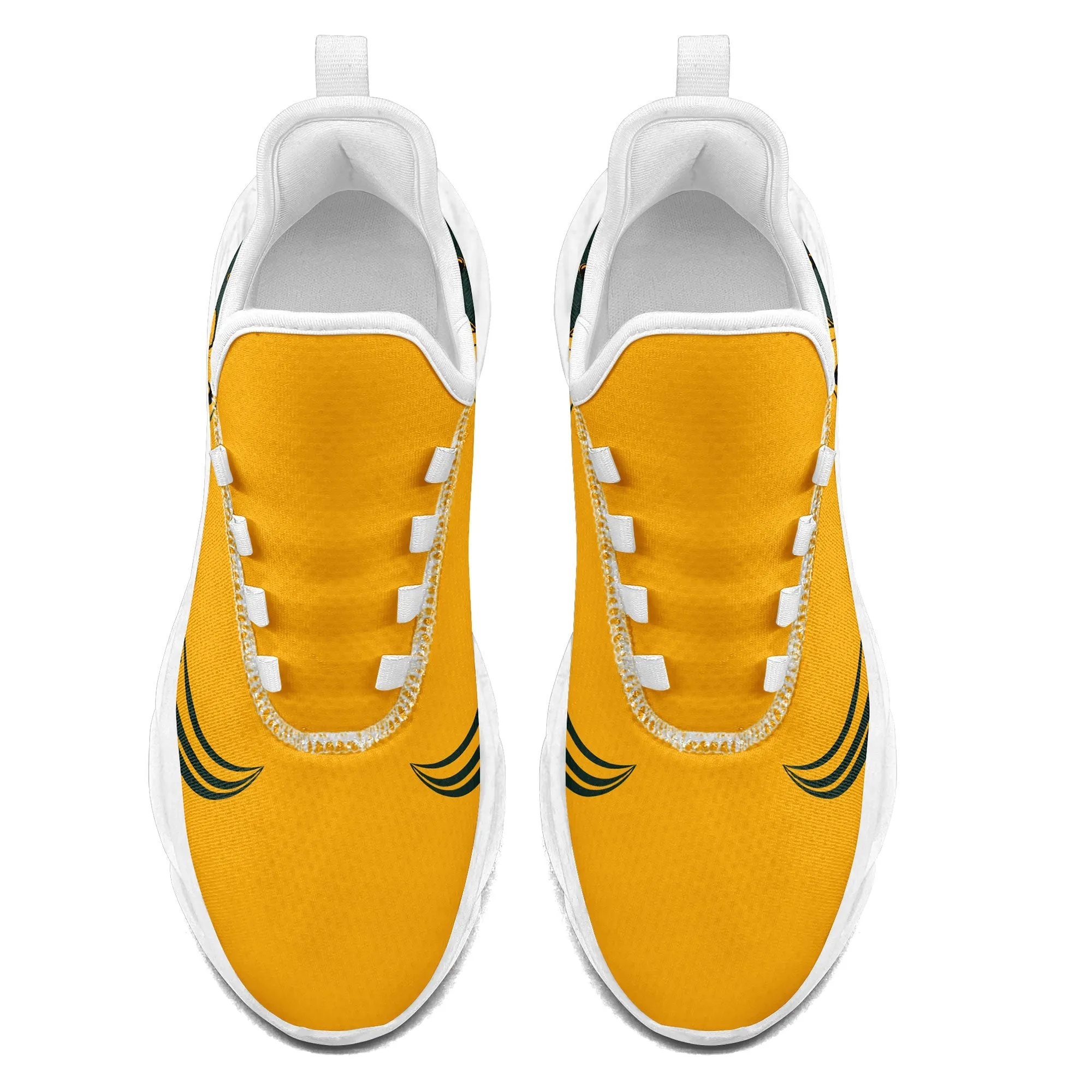 Custom Yellow Jersey MaxSoul Shoes and Hat Combo Offer Personalized ZH-bd0b00e0-c