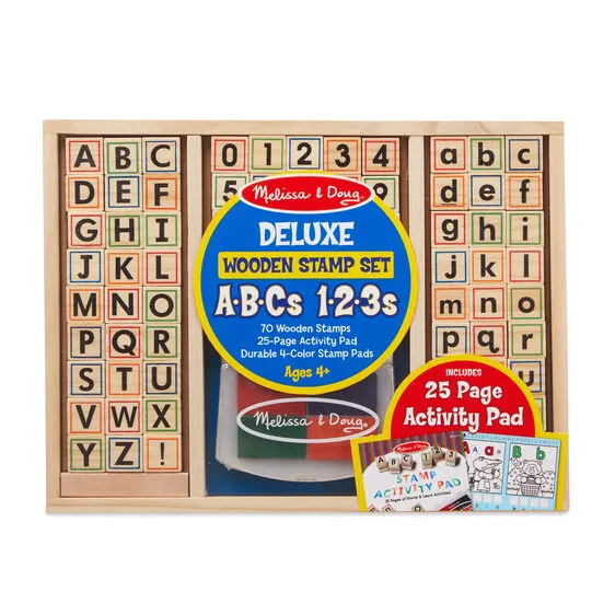 Deluxe Wooden Stamp ABC's -30118