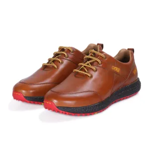 Dirham Full Tan Golf Shoes