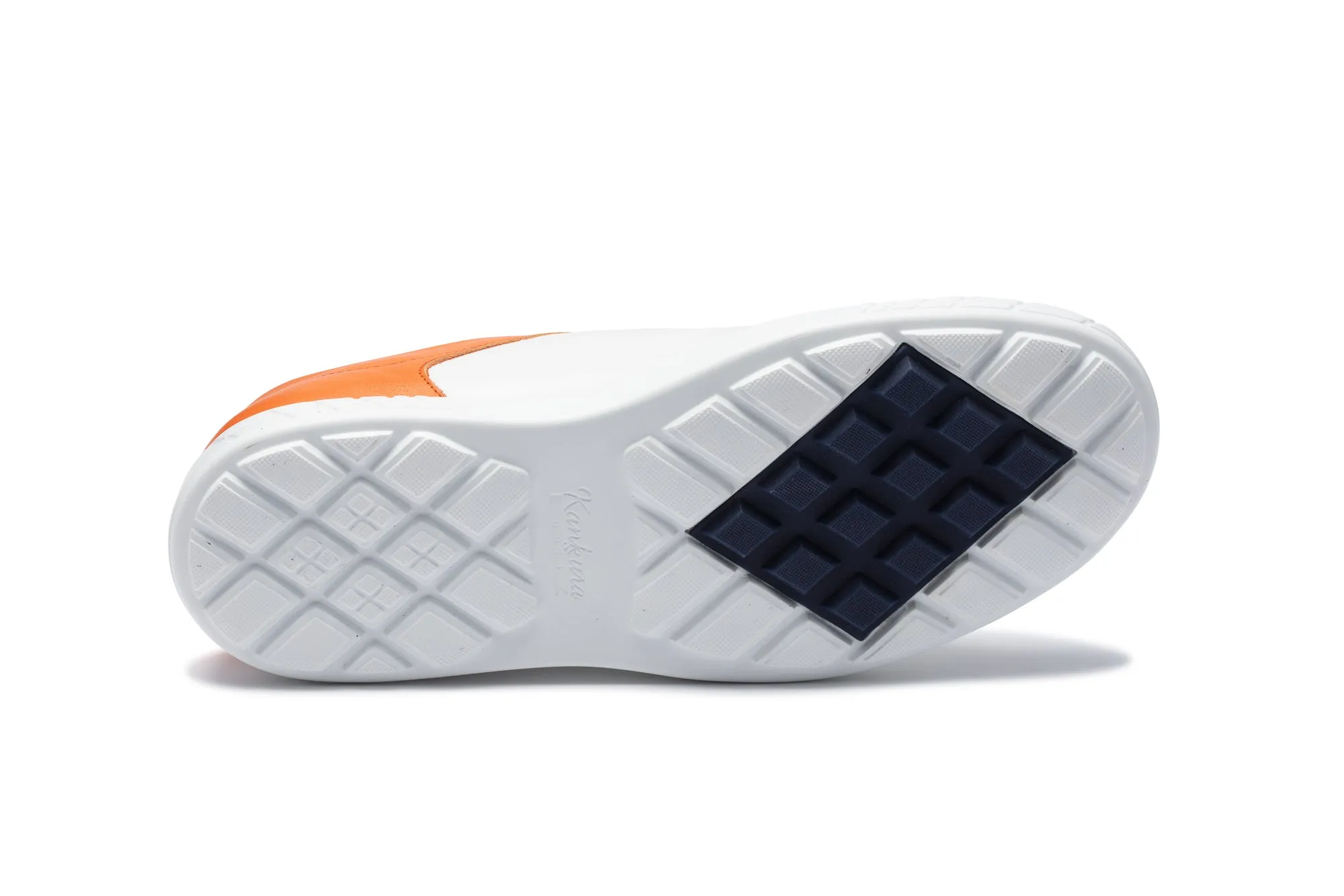 Drive 03   White|Orange   Men's Golf Shoes   D003 04