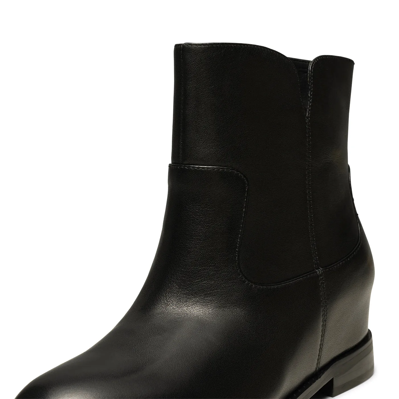 Elvira boot leather - BLACK