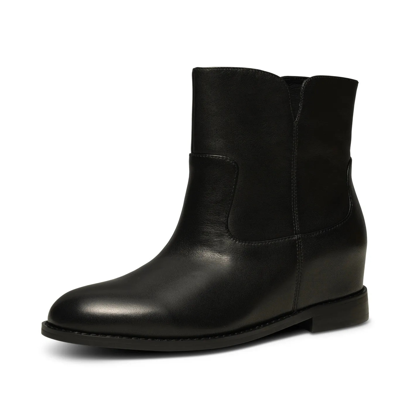 Elvira boot leather - BLACK