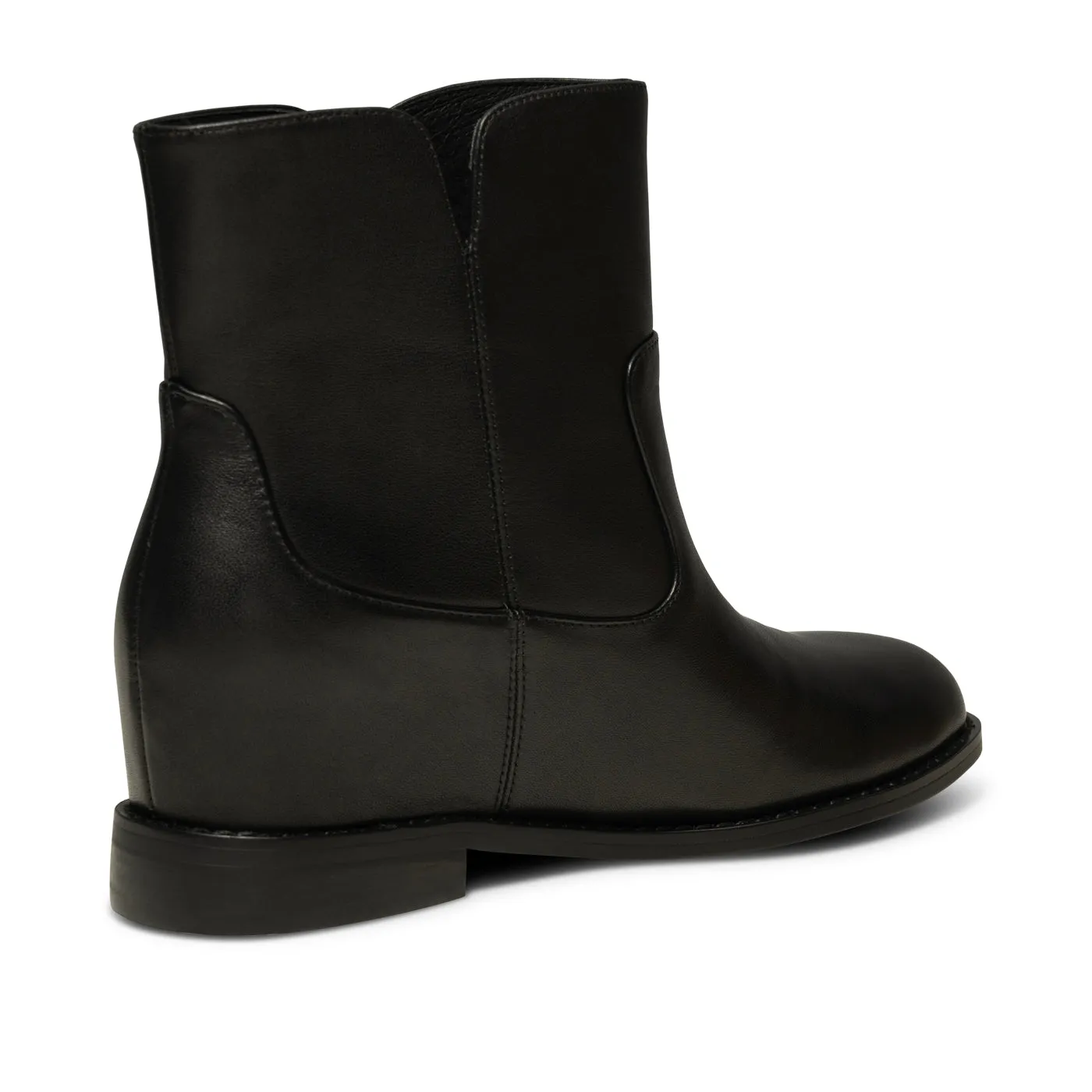 Elvira boot leather - BLACK