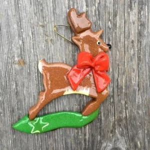 Fancy Reindeer Christmas Ornament