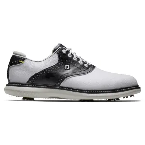 FJ Traditions Saddle FJ Golf Shoes White/Black/Grey - AW24